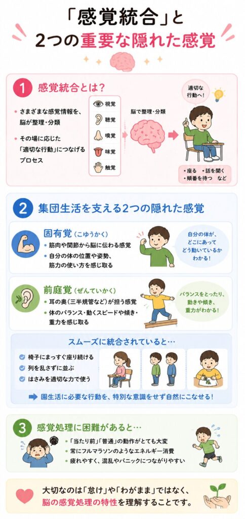 「感覚統合」と2つの重要な隠れた感覚