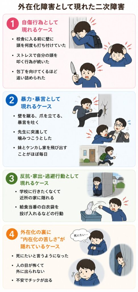 外在化障害として現れた二次障害