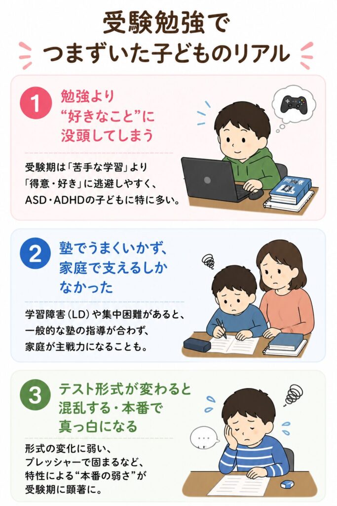 受験勉強でつまずいた子どものリアル