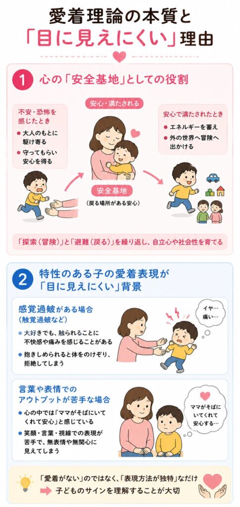 愛着理論の本質と「目に見えにくい」理由