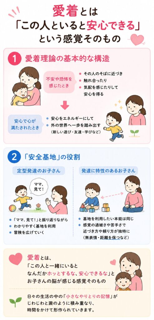 愛着とは「この人といると安心できる」という感覚そのもの