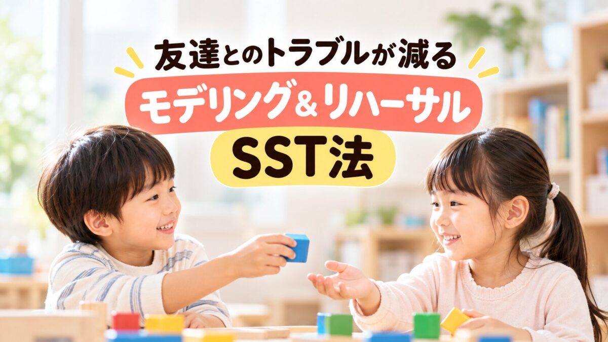 友達とのトラブルが減る「モデリング&リハーサルSST法」