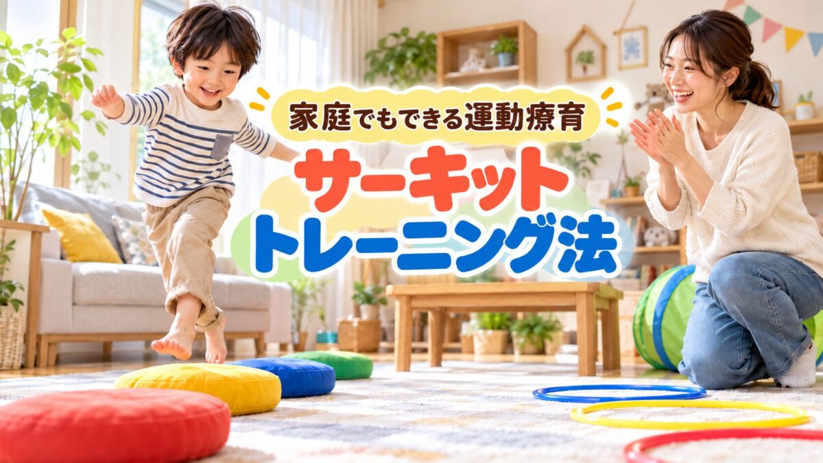 家庭でもできる運動療育「サーキットトレーニング法」
