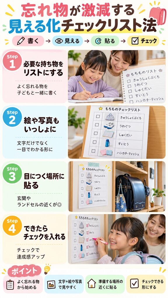 見える化チェックリスト法 実践ステップ