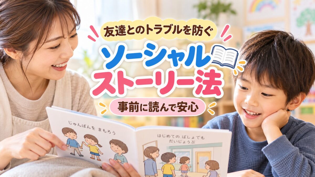 友達とのトラブルを防ぐ「ソーシャルストーリー法」